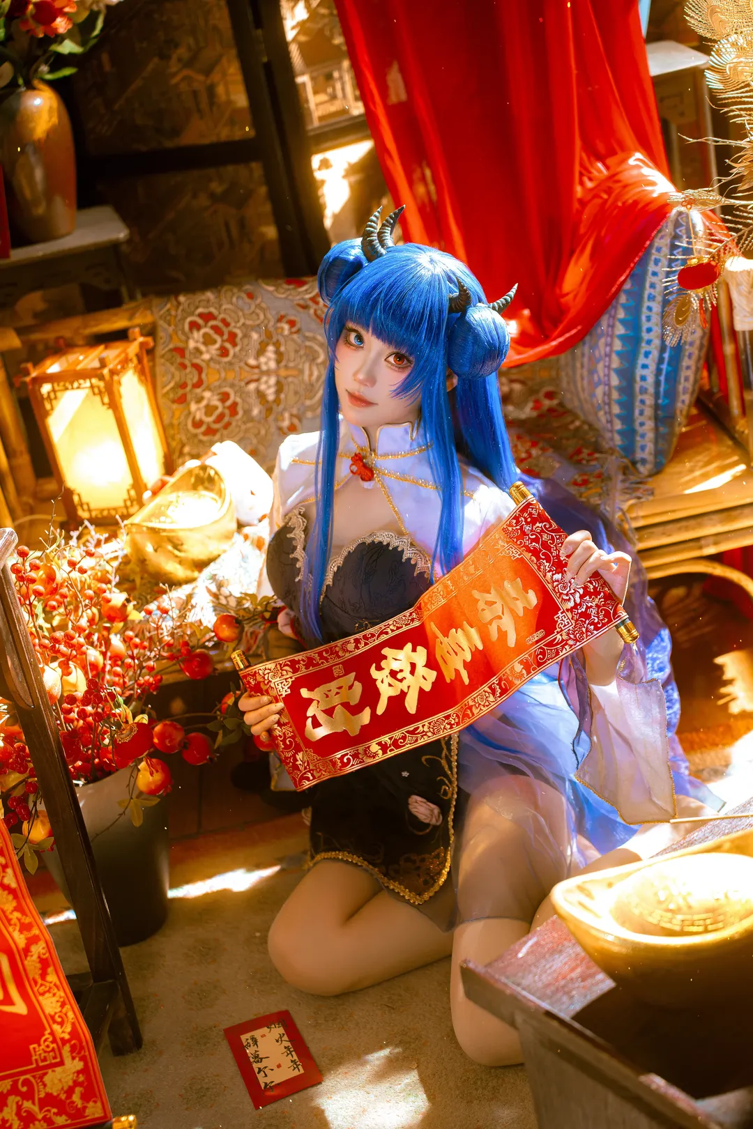 碧蓝航线, 碧蓝航线cos, cosplay摄影, 新年贺图, 伊吹cos - 第2张