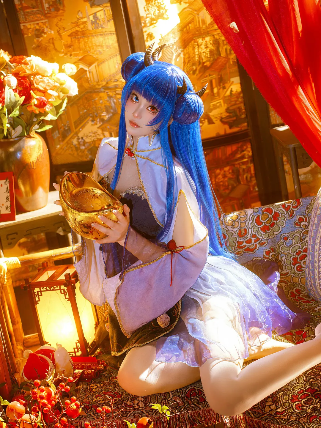 アズールレーン, アズールレーン コスプレ, コスプレ撮影, 年賀イラスト, イブキ コスプレ