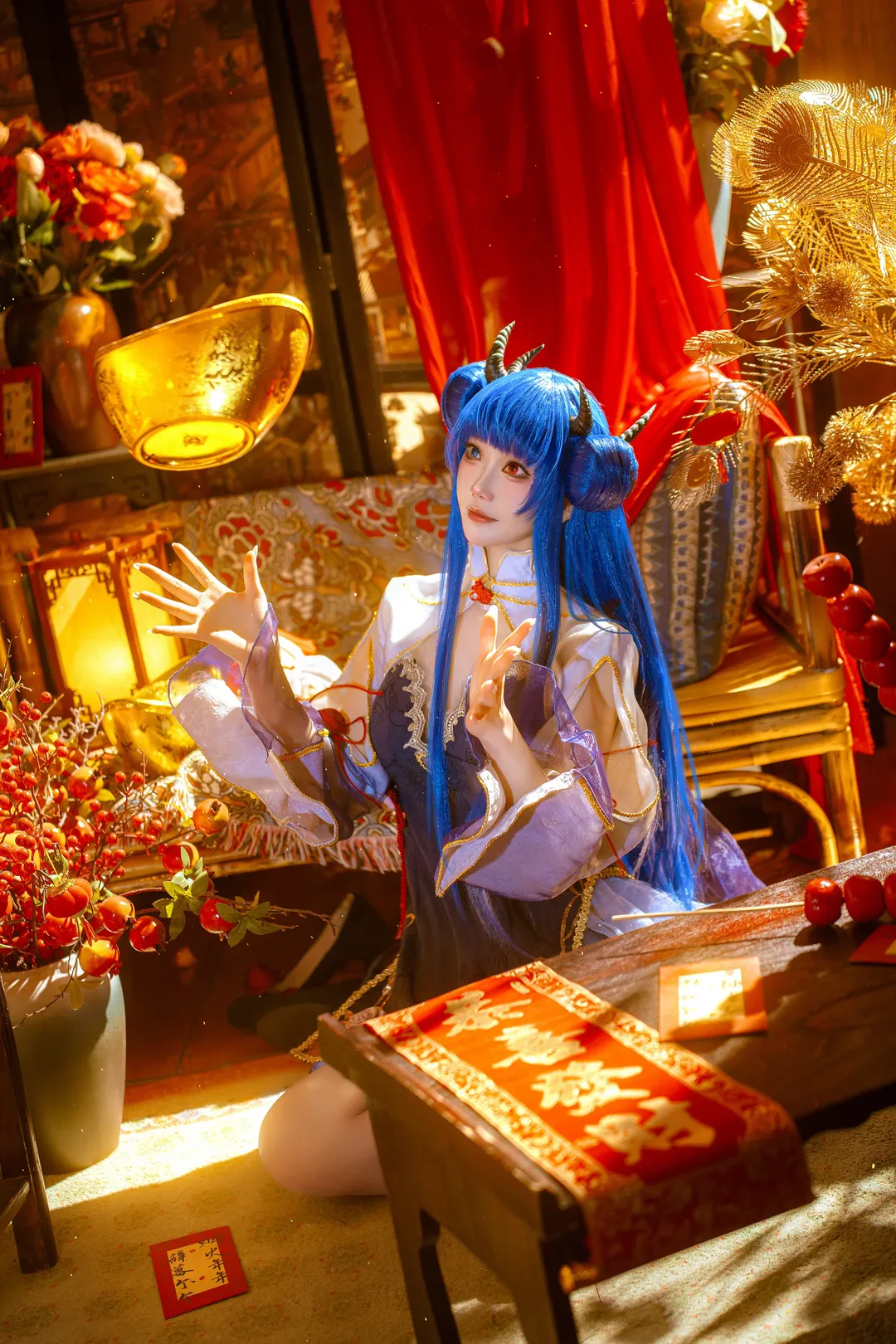 碧蓝航线, 碧蓝航线cos, cosplay摄影, 新年贺图, 伊吹cos - 第4张