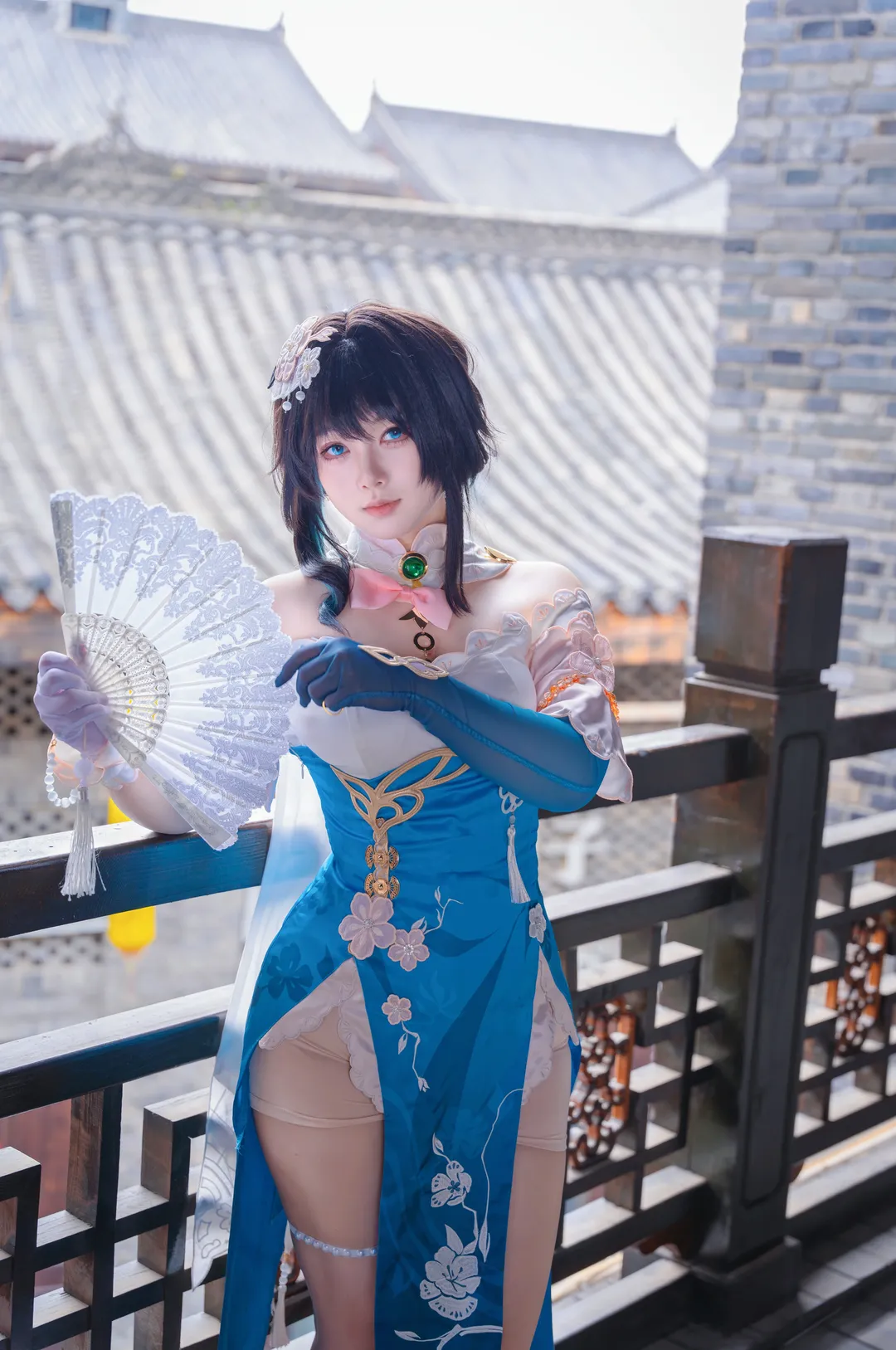 Honkai: Star Rail, Ruan Mei cosplay, Chinese-style cosplay, Honkai: Star Rail cosplay, Xianzhou attire