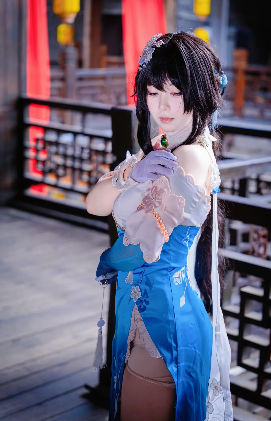 崩壊：スターレイル, ルアン・メェイ コスプレ, 中華風コスプレ, 崩壊：スターレイルのコスプレ, 仙舟衣装 - 4枚目