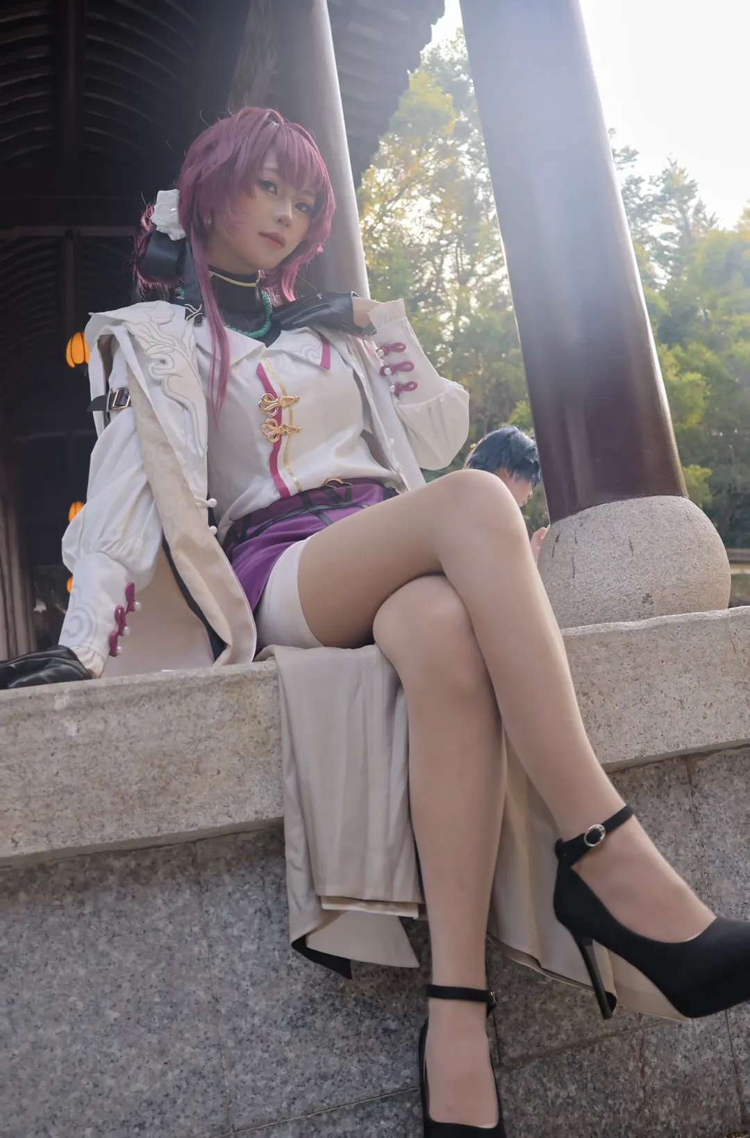 崩壊：スターレイル, カフカ コスプレ, コスプレ日常, 古風なロケーション撮影, 園博園撮影 - 6枚目