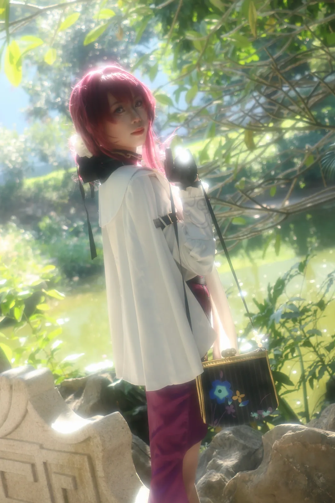 古风摄影, 崩坏星穹铁道, 二次元cosplay, 卡芙卡cos, 深圳园博园 - 第8张