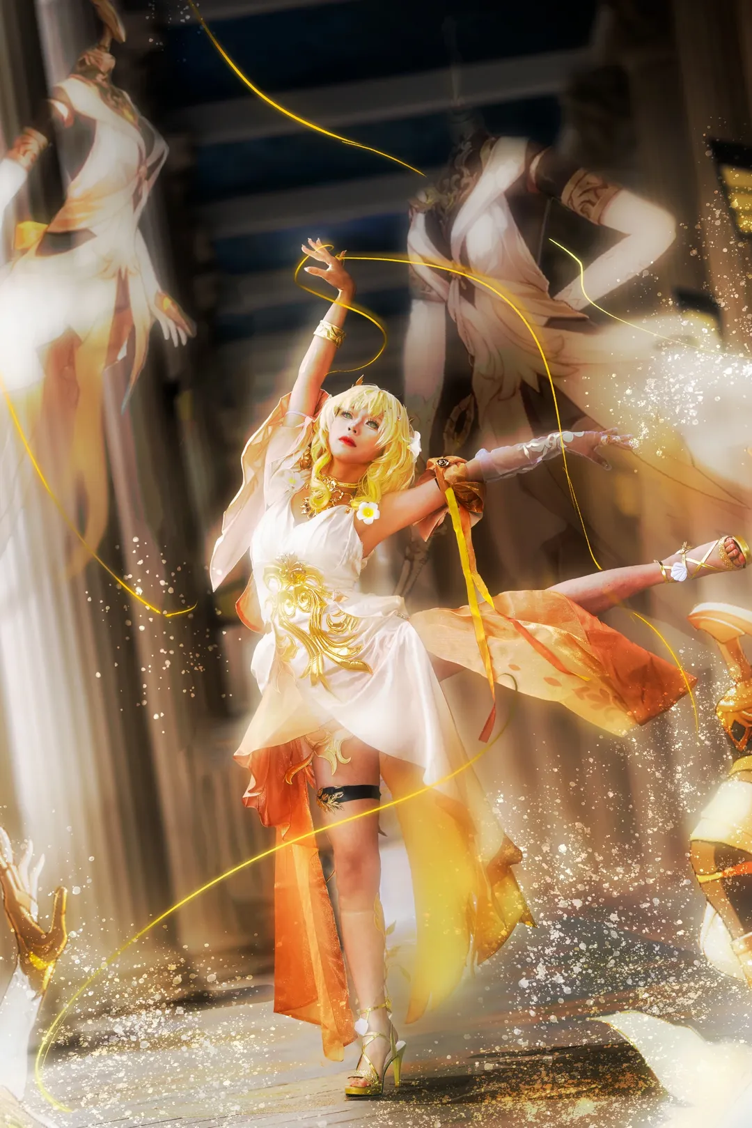 cosplay, Aglaea Cosplay, Honkai: Star Rail, Cosplay photoshoot, Chrysos Heirs