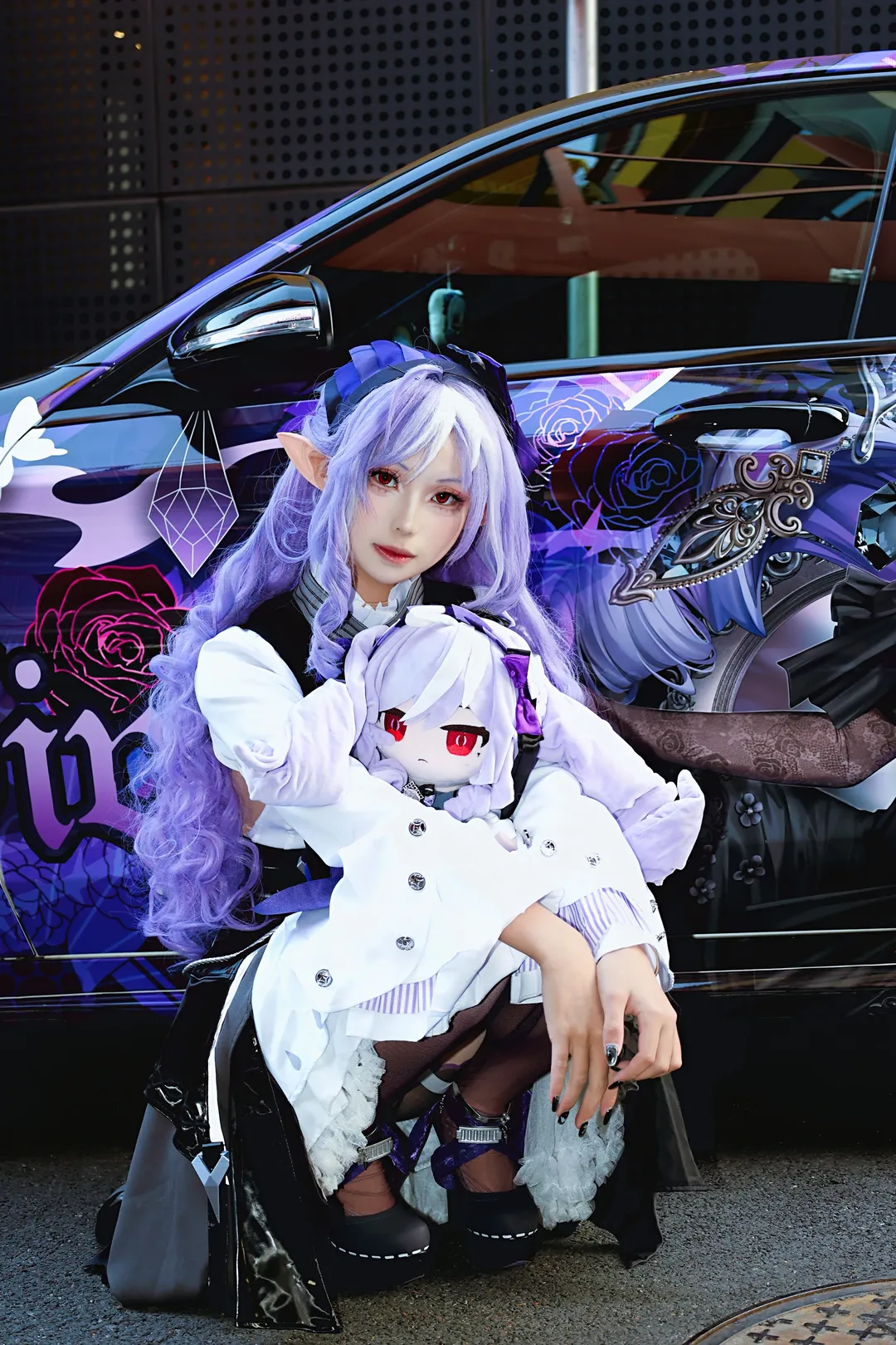 絕區零, cosplay, 薇薇安cos, 戶外實拍, 痛車打卡 - 第1張