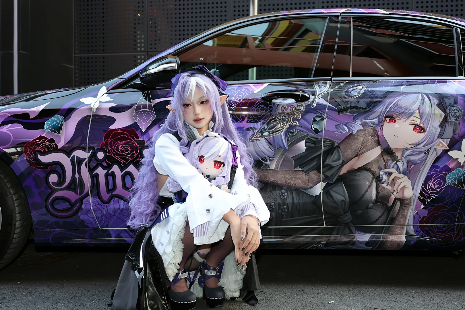 絕區零, cosplay, 薇薇安cos, 戶外實拍, 痛車打卡 - 第3張
