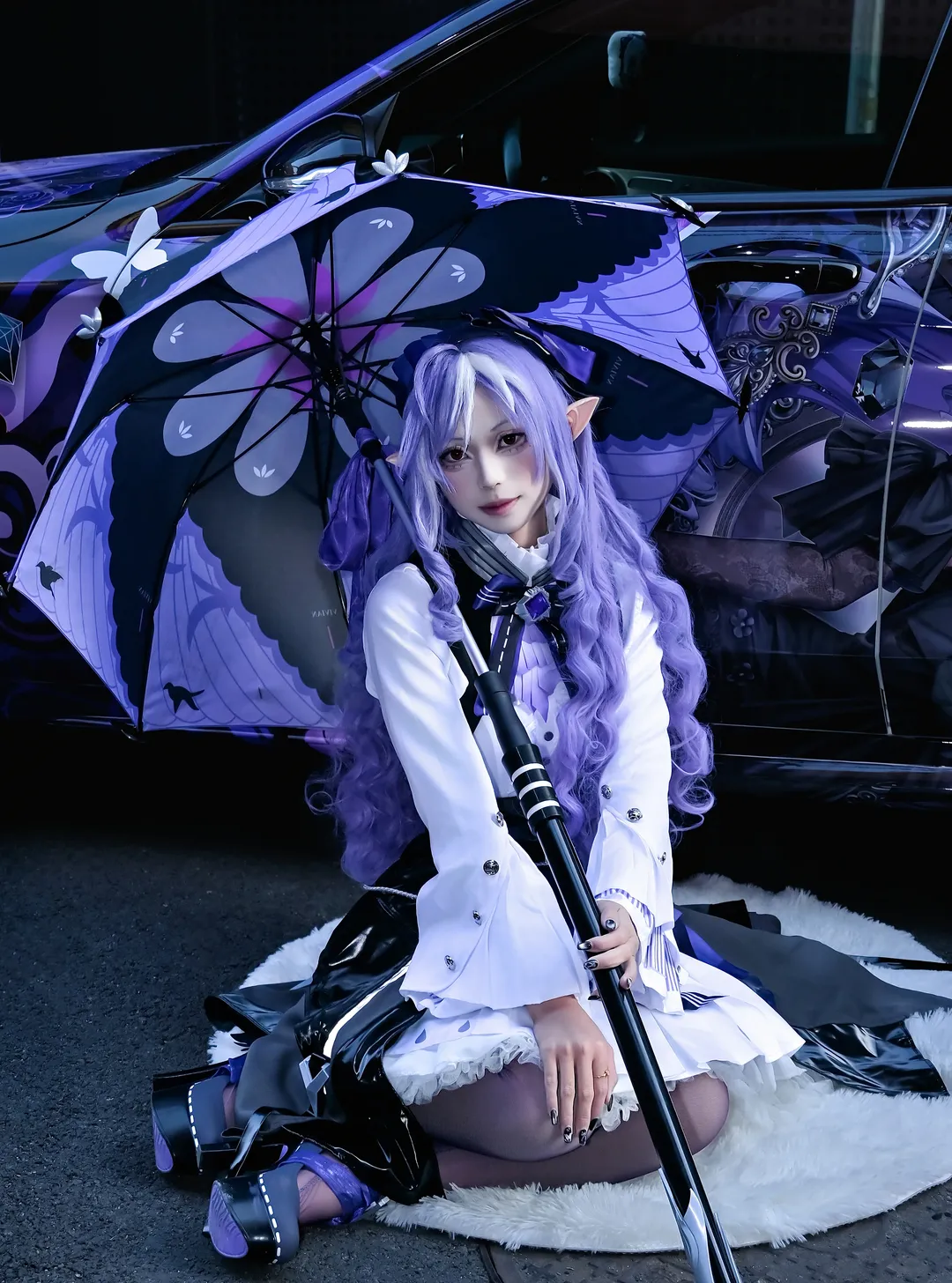 絕區零, cosplay, 薇薇安cos, 戶外實拍, 痛車打卡 - 第5張