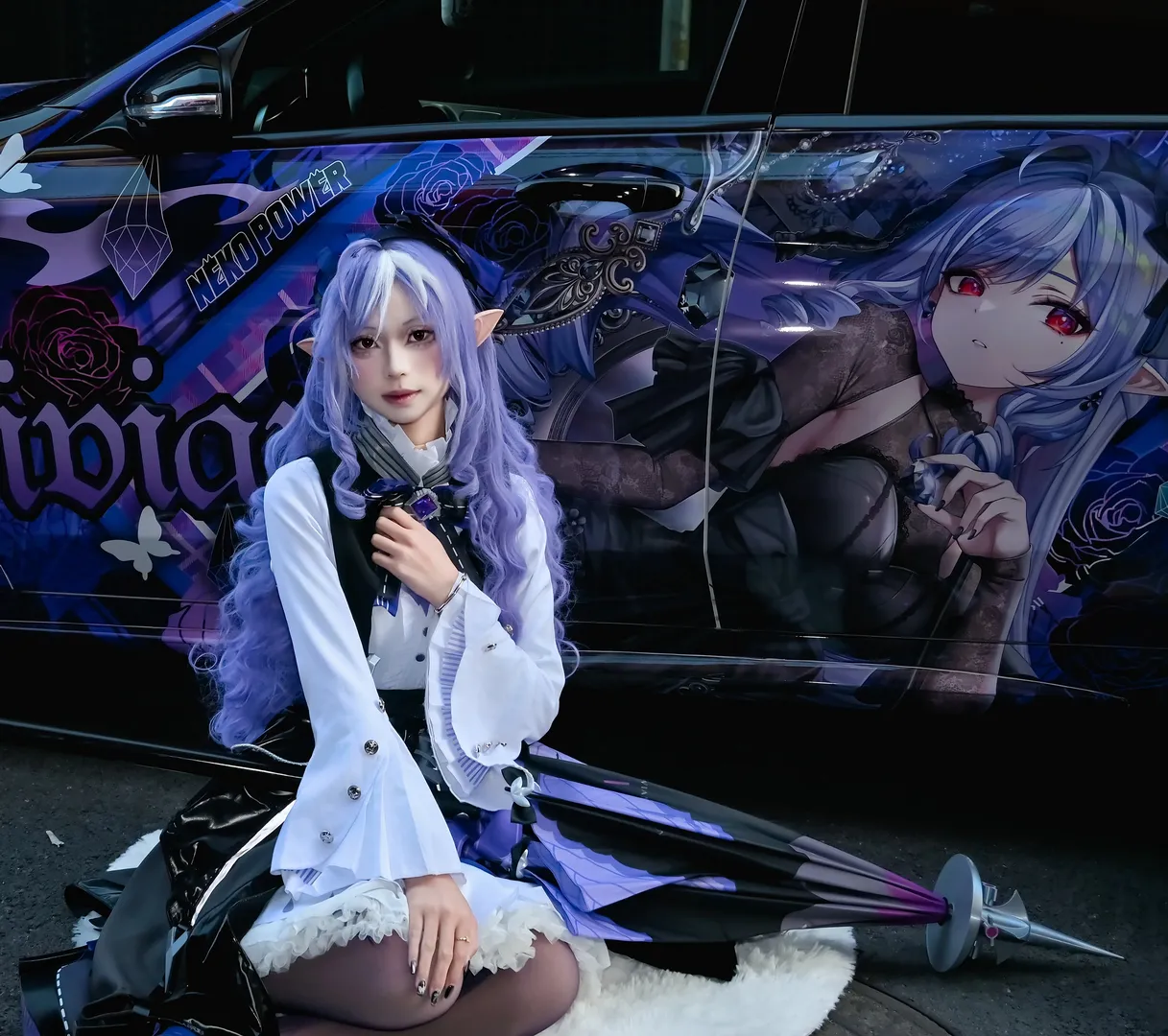 絕區零, cosplay, 薇薇安cos, 戶外實拍, 痛車打卡 - 第6張
