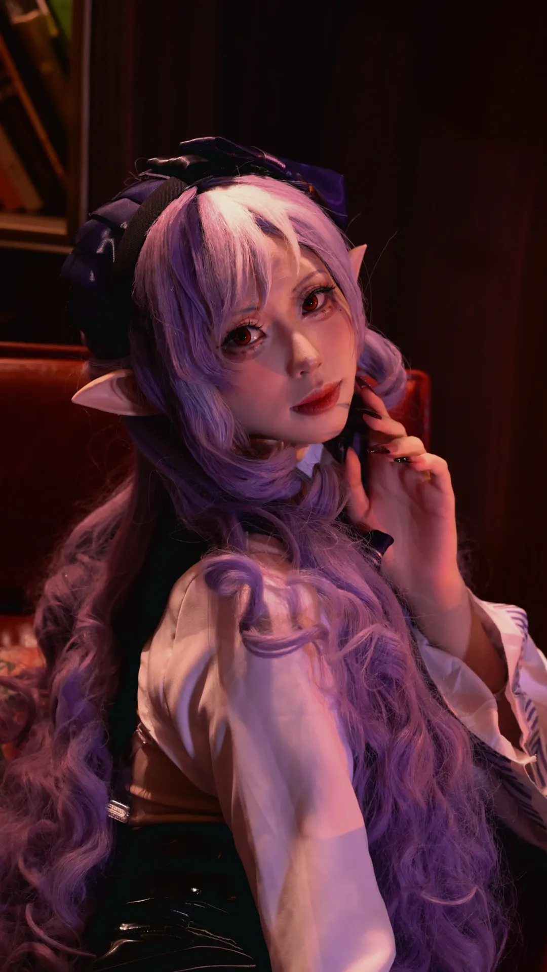 Zenless Zone Zero, cosplay, Vivian cosplay, Elf ears, Bistro - Image 2