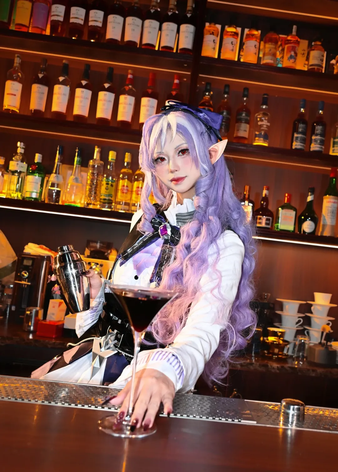 Zenless Zone Zero, cosplay, Vivian cosplay, Elf ears, Bistro - Image 6