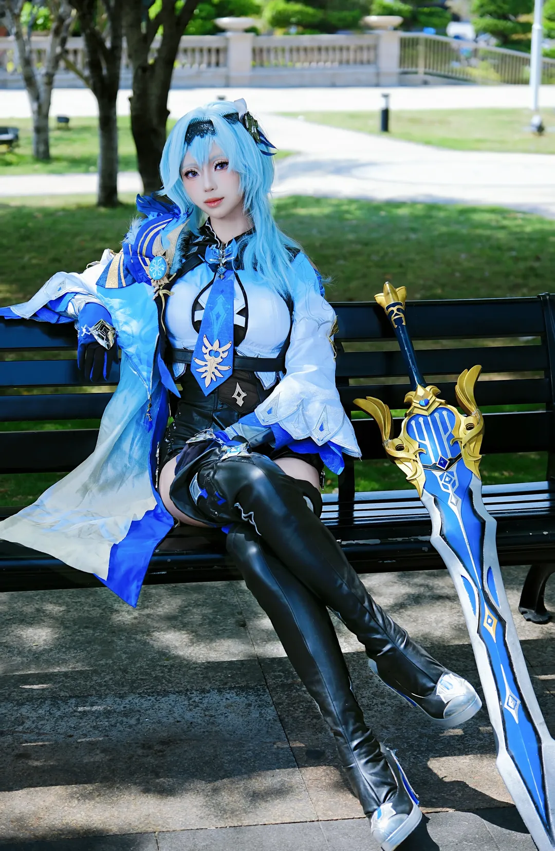 原神, 户外摄影, 二次元cosplay, 优菈cos, Coser日常 - 第1张
