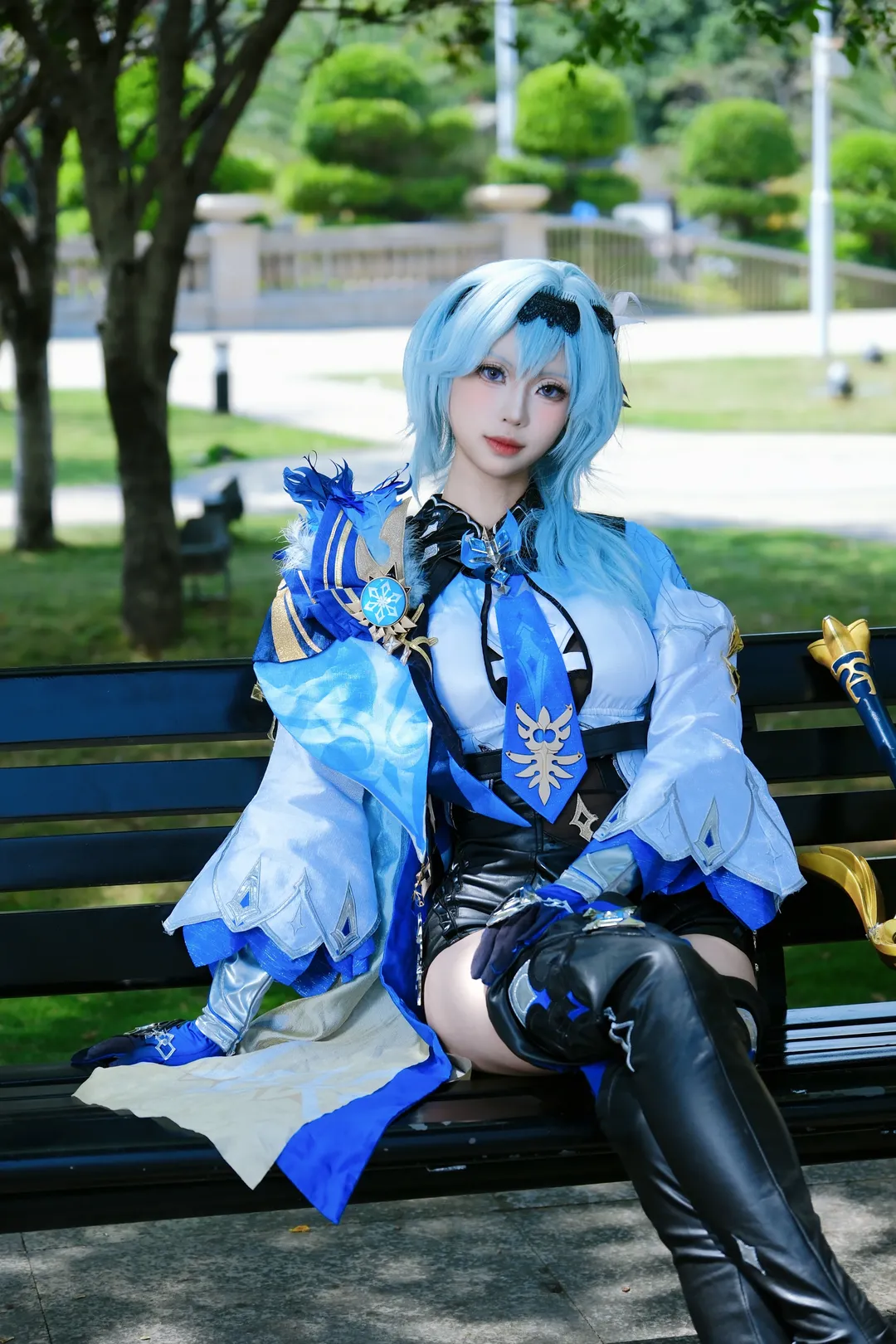 原神, 户外摄影, 二次元cosplay, 优菈cos, Coser日常 - 第2张