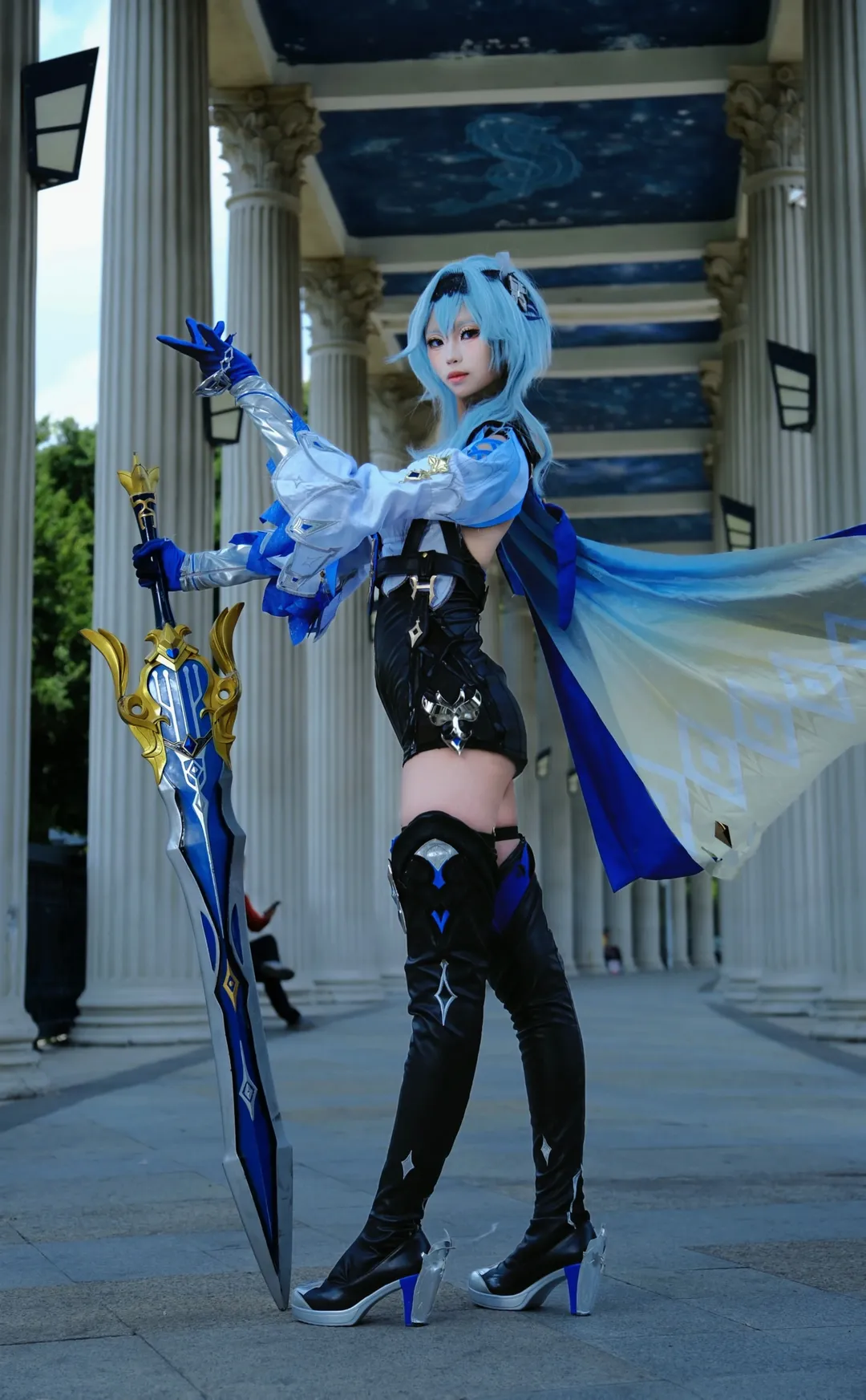 原神, 户外摄影, 二次元cosplay, 优菈cos, Coser日常 - 第4张