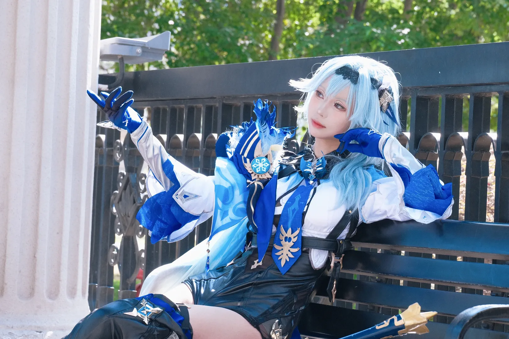 原神, 户外摄影, 二次元cosplay, 优菈cos, Coser日常 - 第6张