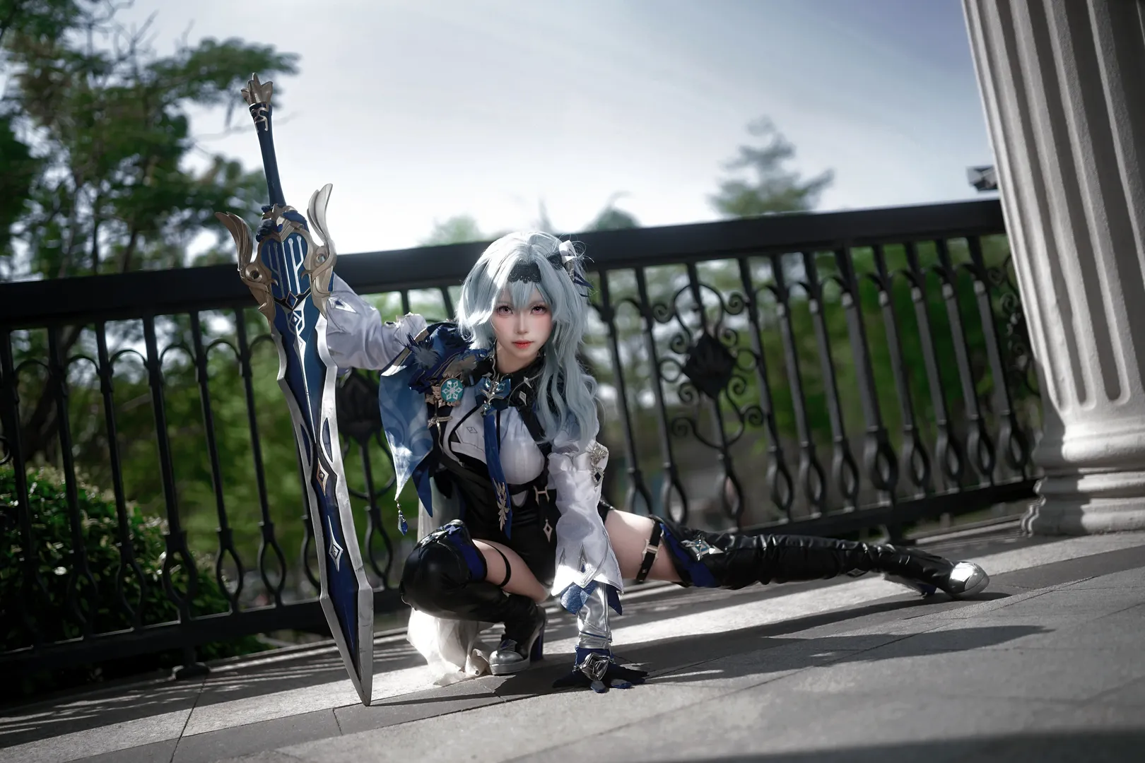 二次元, 原神, cosplay, 戶外攝影, 優菈cos