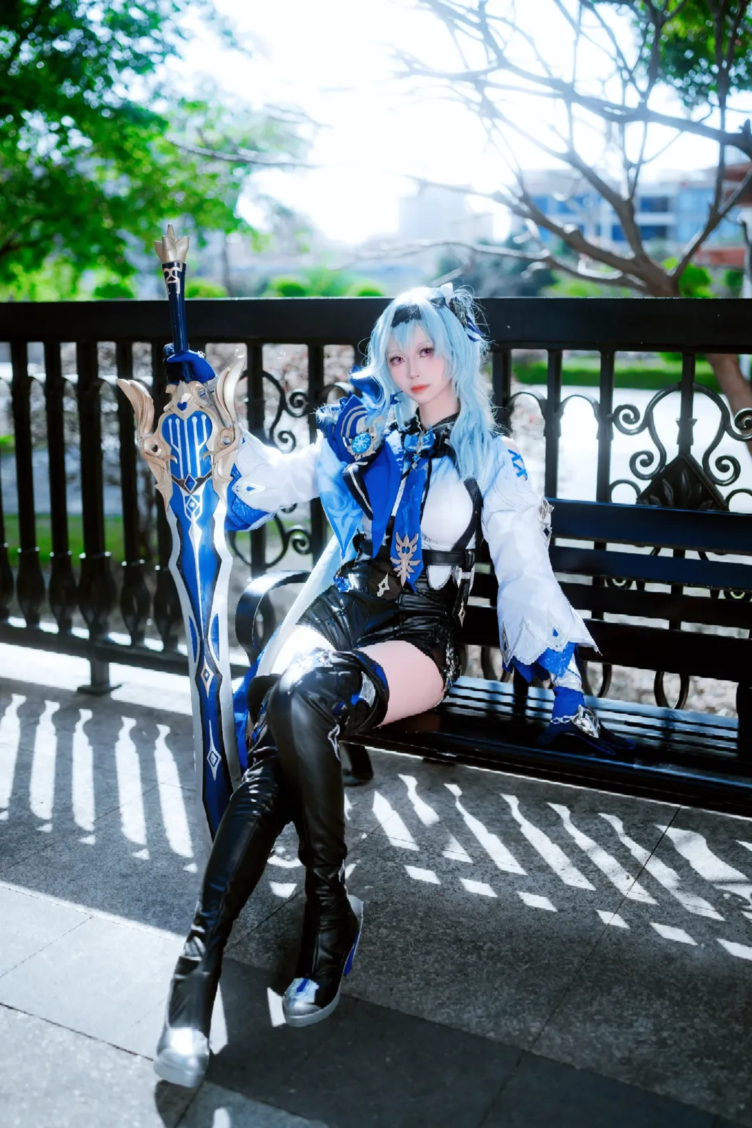 二次元, 原神, cosplay, 户外摄影, 优菈cos - 第10张