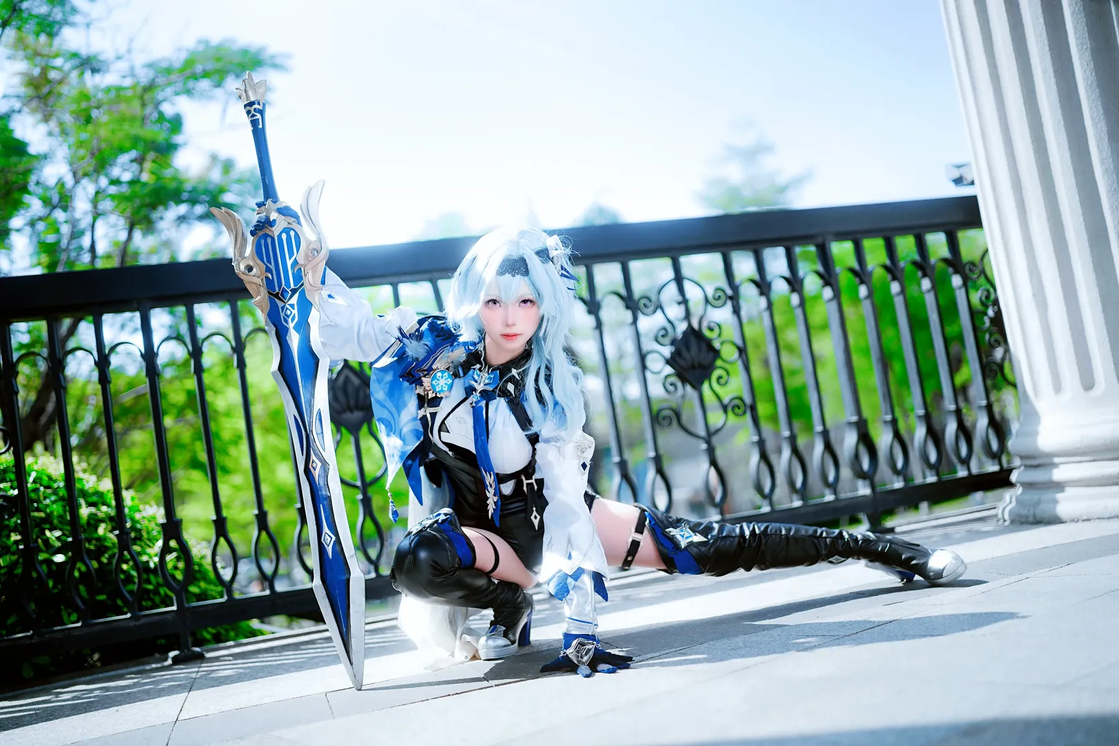 二次元, 原神, cosplay, 户外摄影, 优菈cos - 第5张