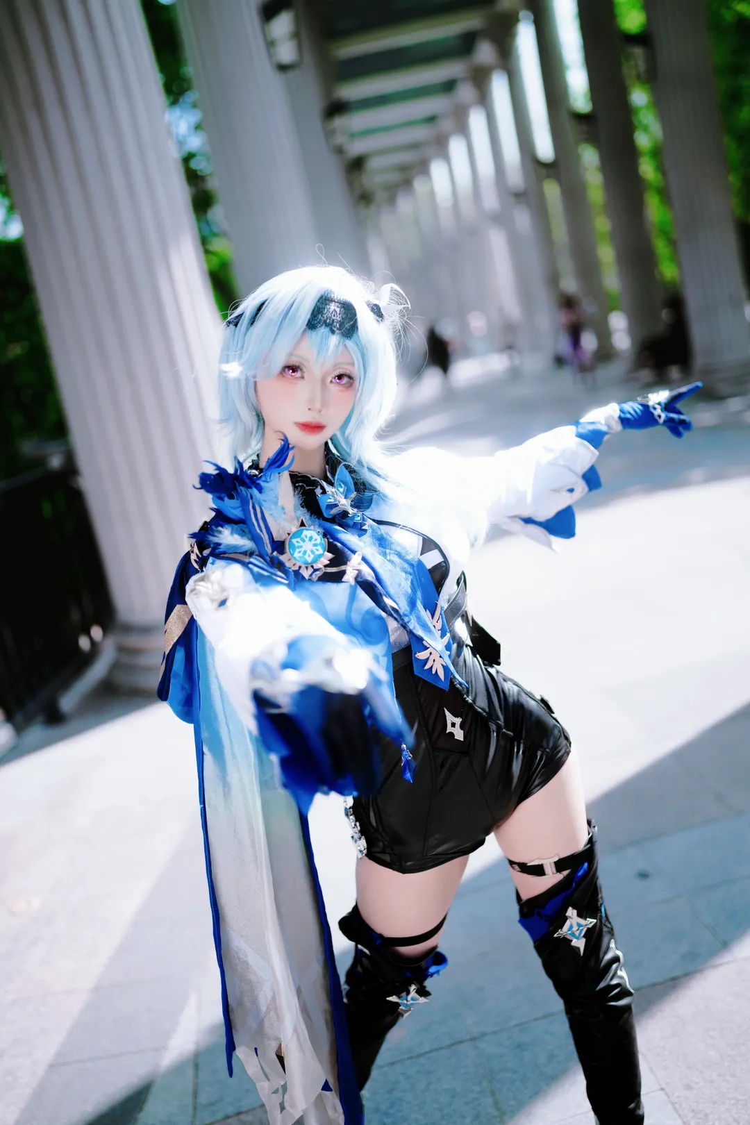 二次元, 原神, cosplay, 户外摄影, 优菈cos - 第6张