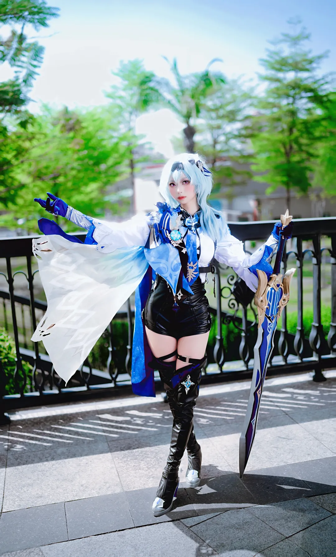 二次元, 原神, cosplay, 户外摄影, 优菈cos - 第8张