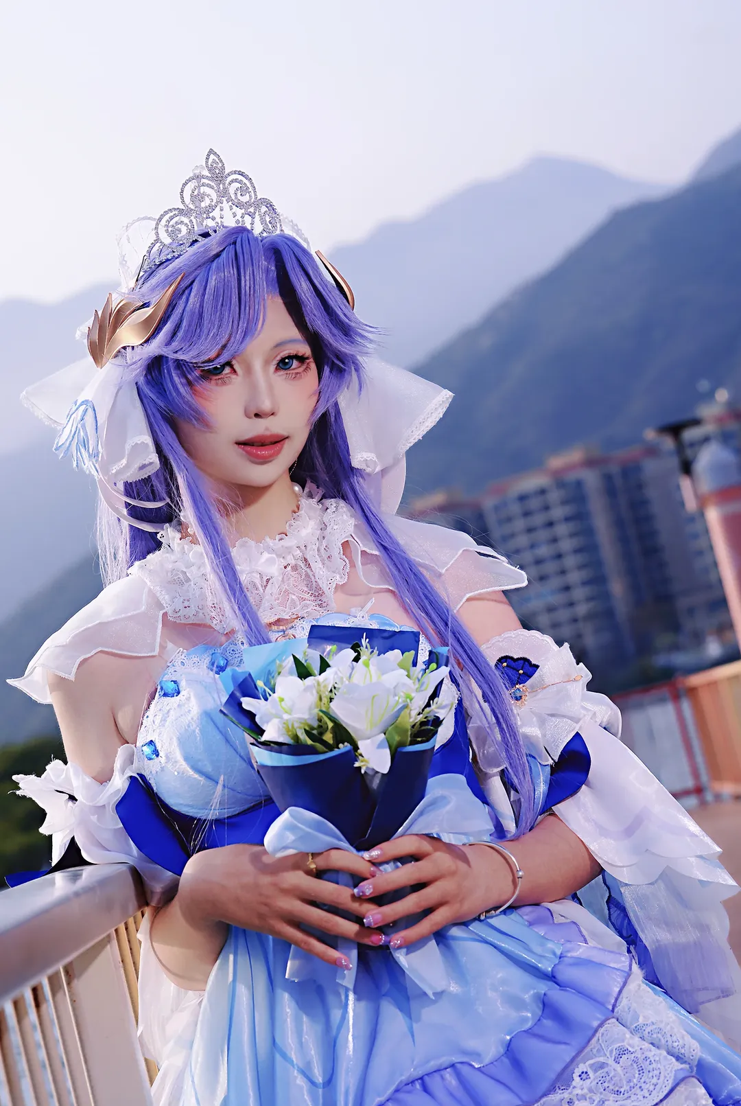 王者荣耀, 大乔cos, 大乔花嫁, cosplay正片, 二次元coser