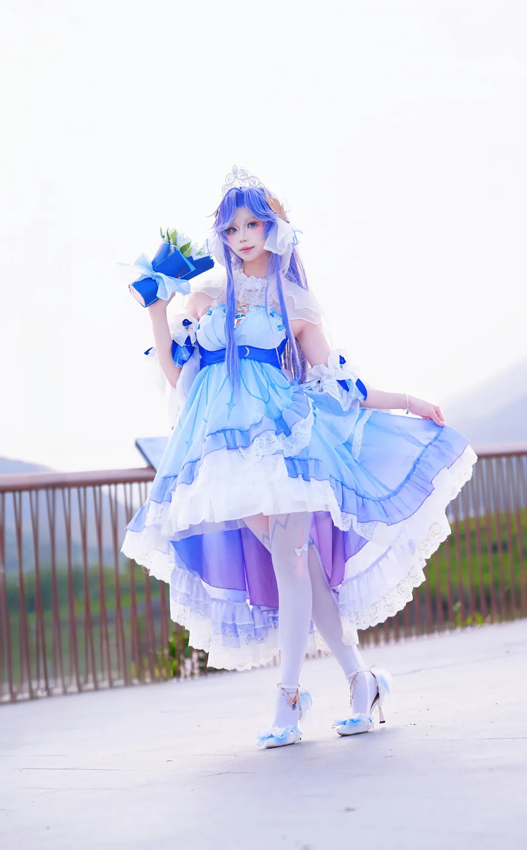 王者荣耀, 大乔cos, 大乔花嫁, cosplay正片, 二次元coser - 第5张