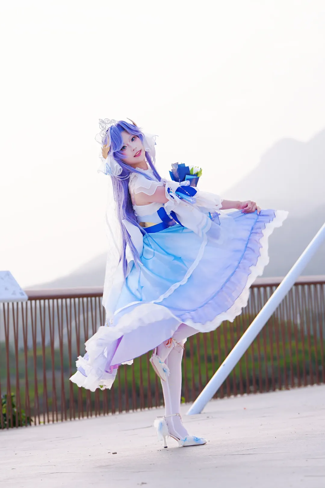 王者荣耀, 大乔cos, 大乔花嫁, cosplay正片, 二次元coser - 第6张