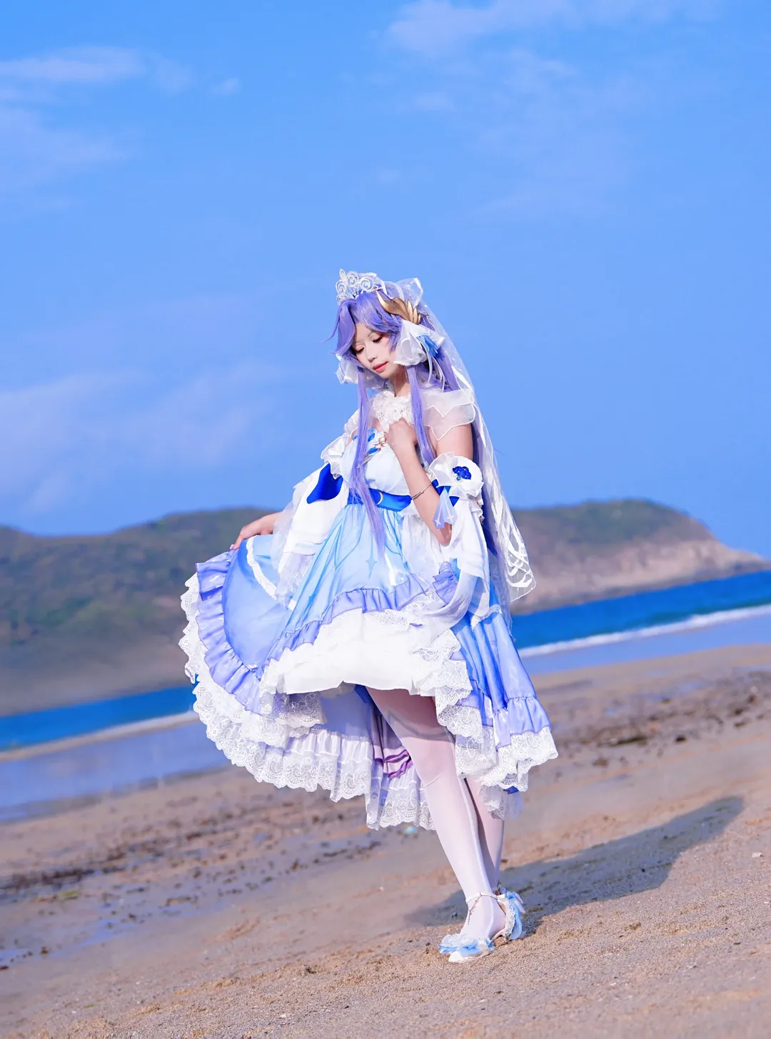 王者荣耀, 大乔cos, 大乔花嫁, cosplay正片, 二次元coser - 第9张