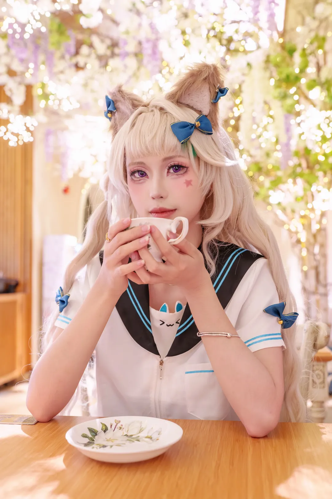 原神, 琳妮特cos, 户外写真, 二次元cosplay, 私设猫娘 - 第7张