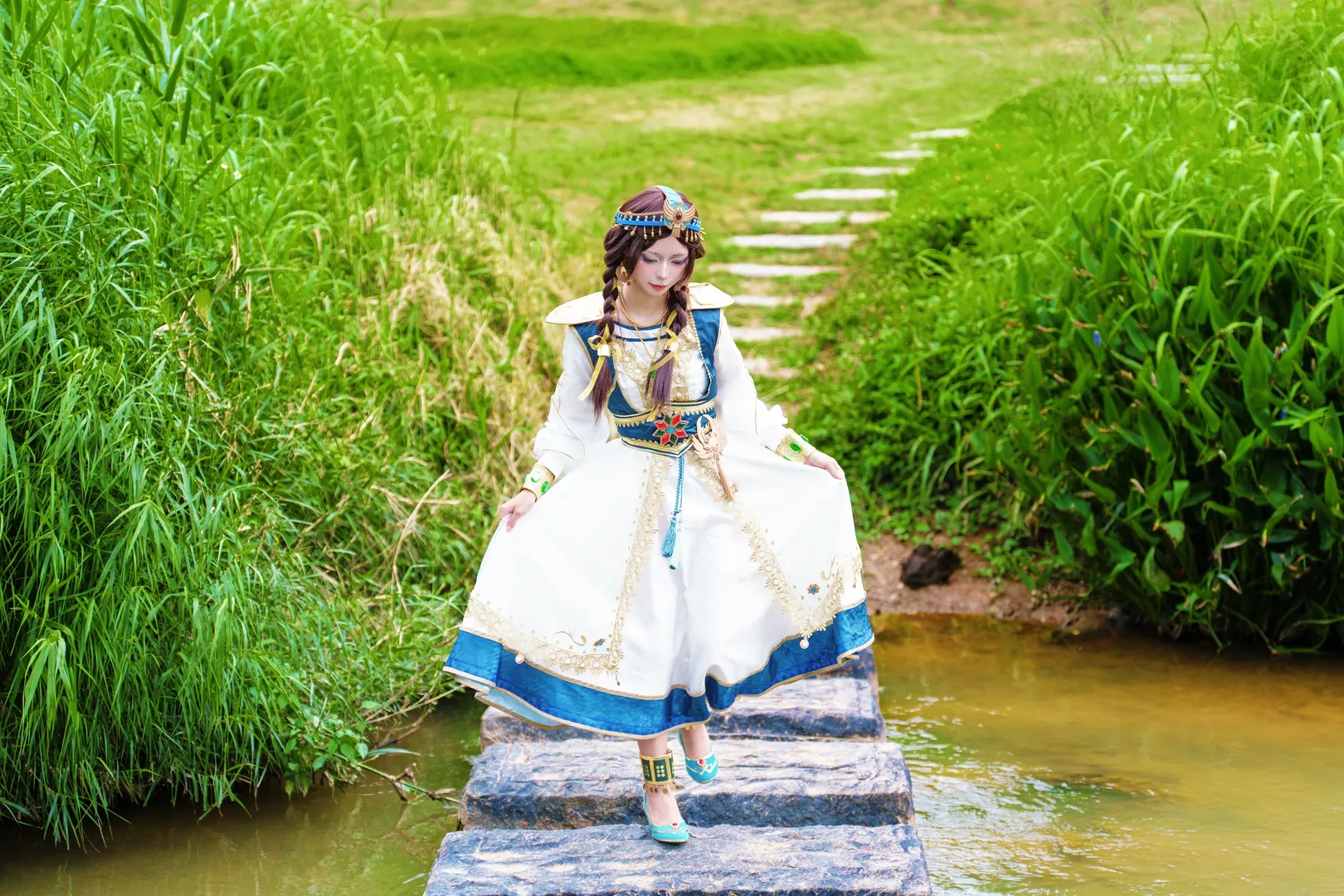 Identity V, Anime cosplay, Outdoor photography, Cosplay photoshoot, Toy Merchant - Feather of Dawn Cosplay - Image 8