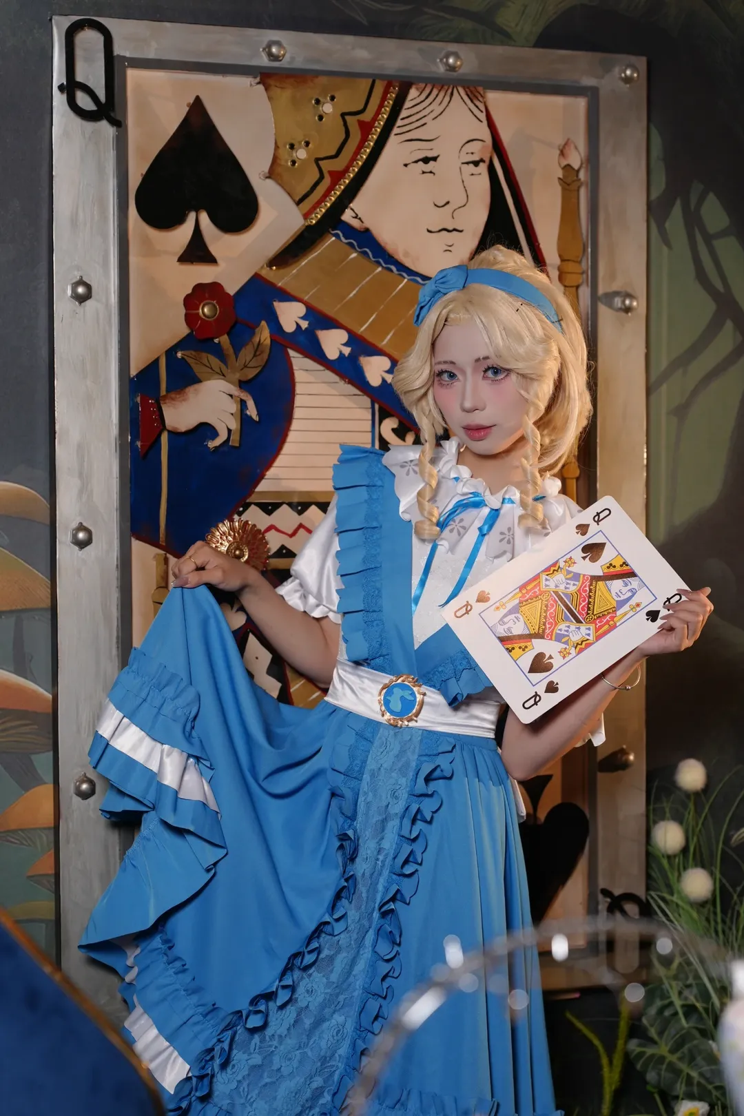 第五人格, cosplay正片, 二次元外拍, 记者爱丽丝cos, 大英图书馆