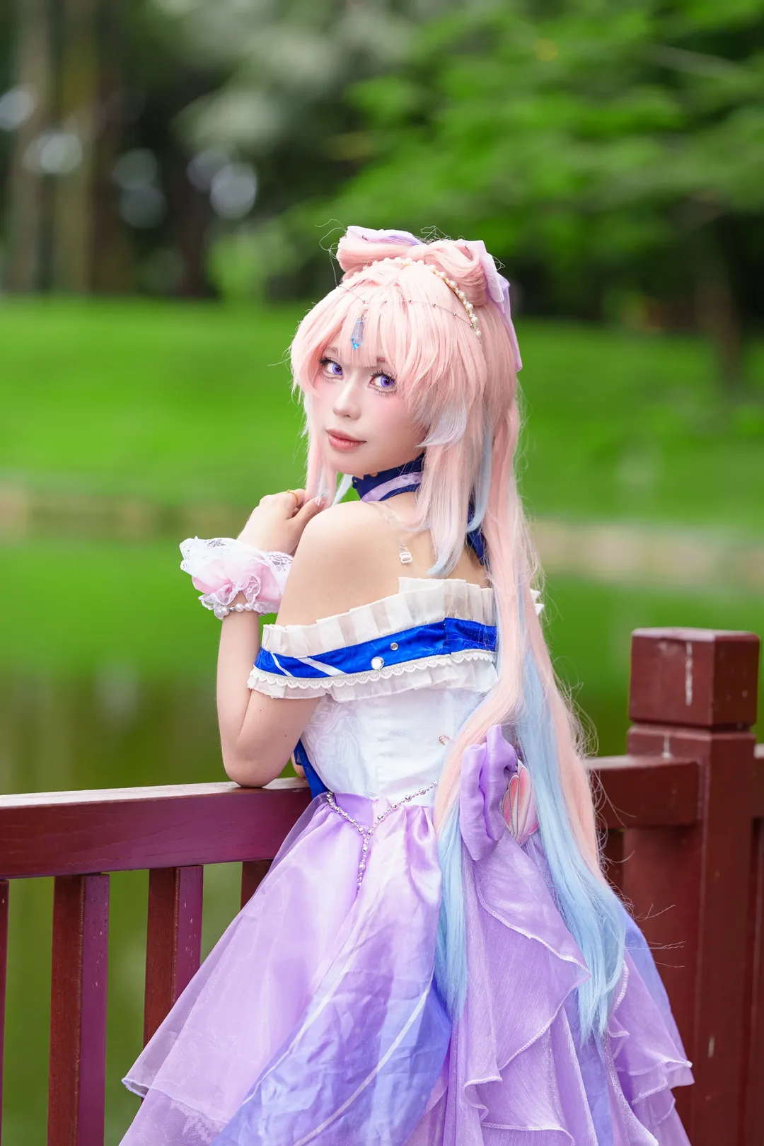 原神, cosplay, 珊瑚宮心海cos, 外拍攝影, 二次元服飾 - 第3張