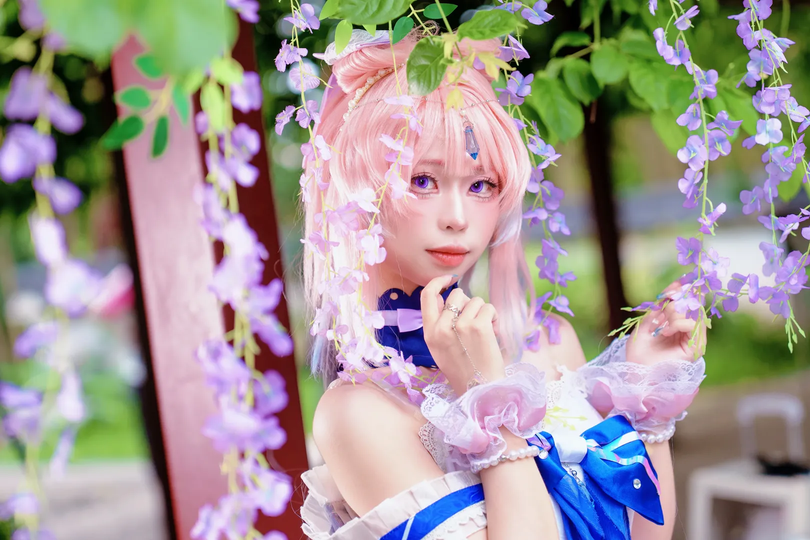 原神, cosplay, 珊瑚宮心海cos, 外拍攝影, 二次元服飾 - 第5張