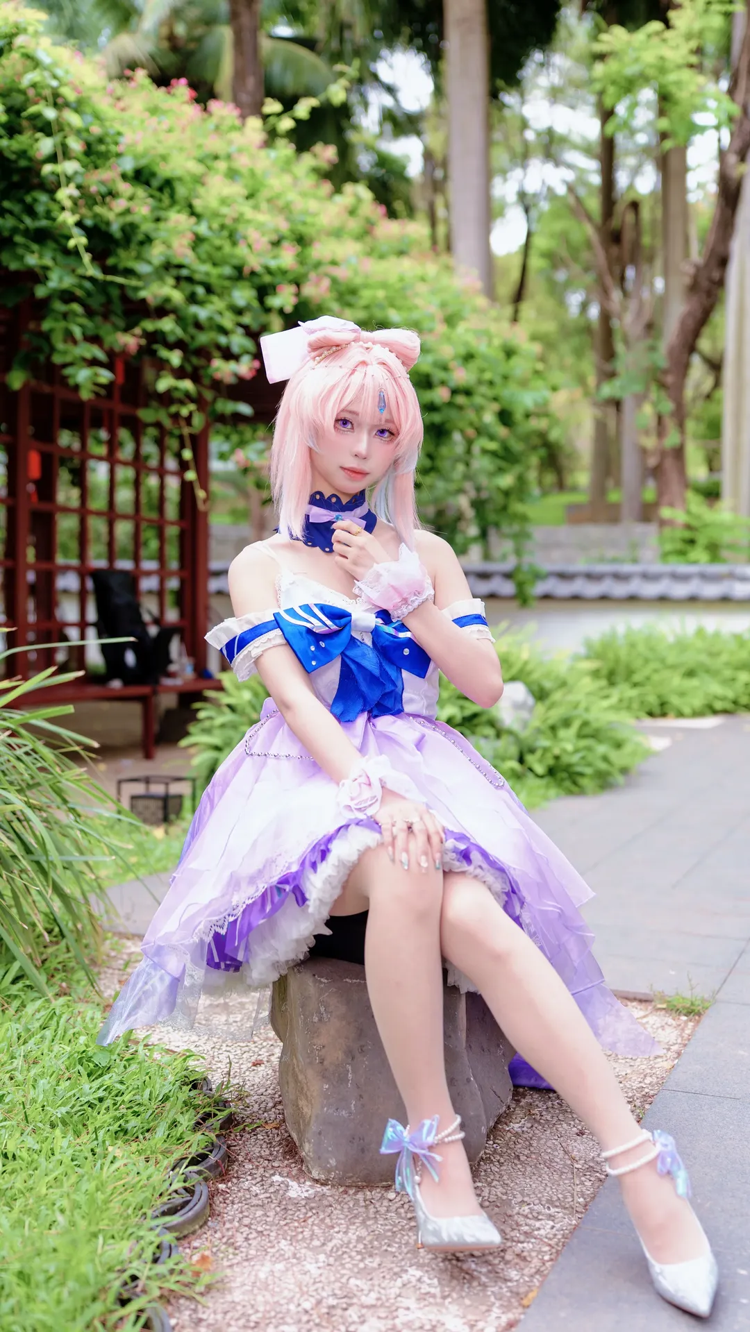 原神, cosplay, 珊瑚宮心海cos, 外拍攝影, 二次元服飾 - 第6張