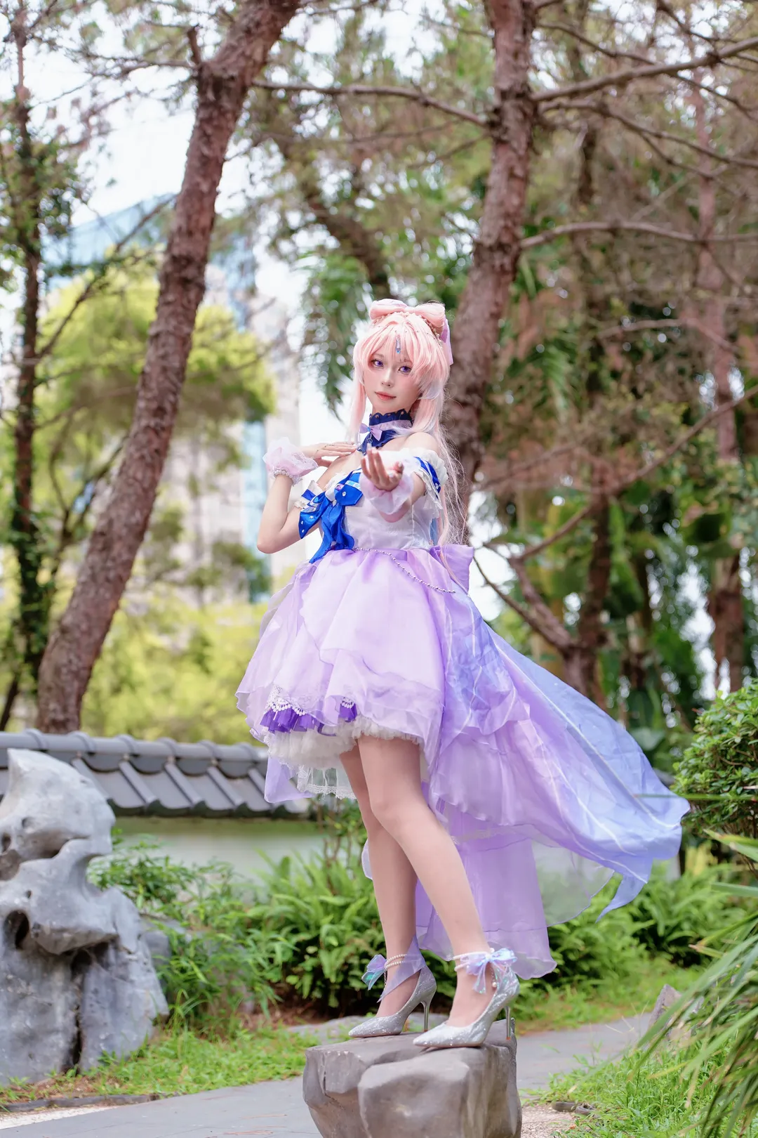 原神, cosplay, 珊瑚宮心海cos, 外拍攝影, 二次元服飾 - 第9張