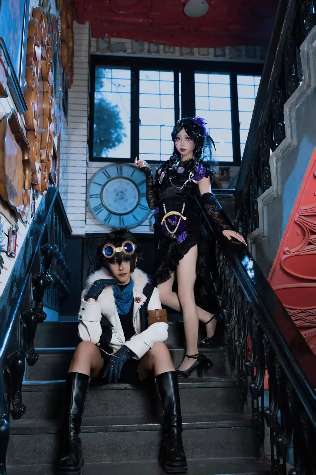 双人cos, 第五人格, 玩具商cos, cosplay摄影, 击球手cos - 第1张