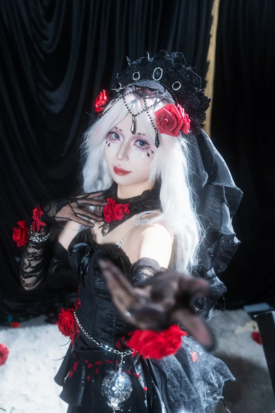 cos正片, 第五人格, 哥特风cosplay, 心理学家cos, 暗黑系妆容 - 第3张