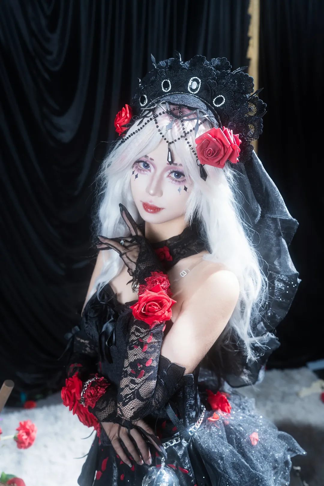 cos正片, 第五人格, 哥特风cosplay, 心理学家cos, 暗黑系妆容 - 第5张