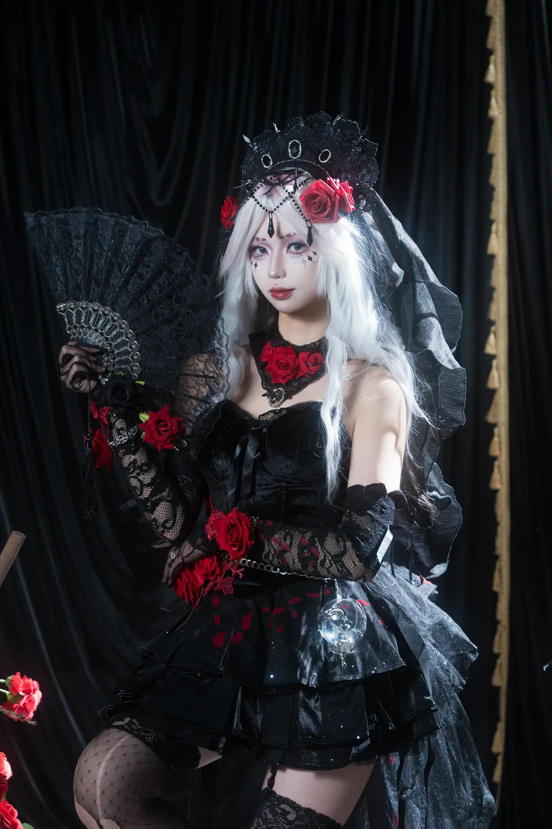 cos正片, 第五人格, 哥特风cosplay, 心理学家cos, 暗黑系妆容 - 第7张