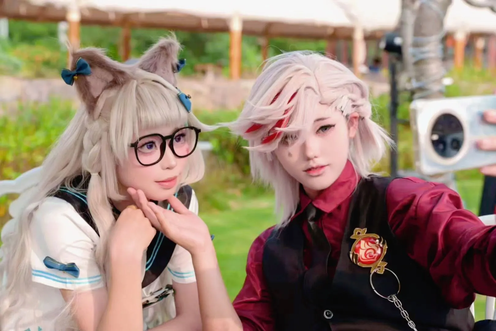 原神, cosplay分享, 二次元穿搭, 户外cos摄影, 林尼琳妮特cos - 第1张