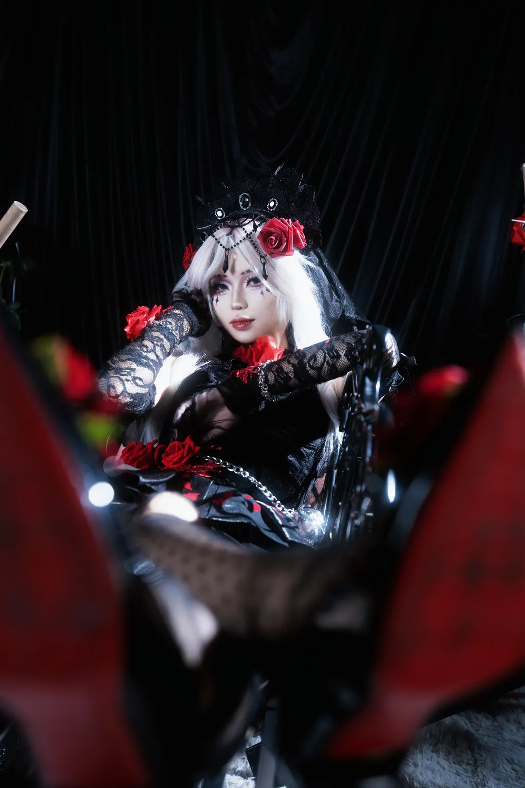 第五人格, cosplay摄影, 哥特风cosplay, 心理学家cos, 长夜皮肤