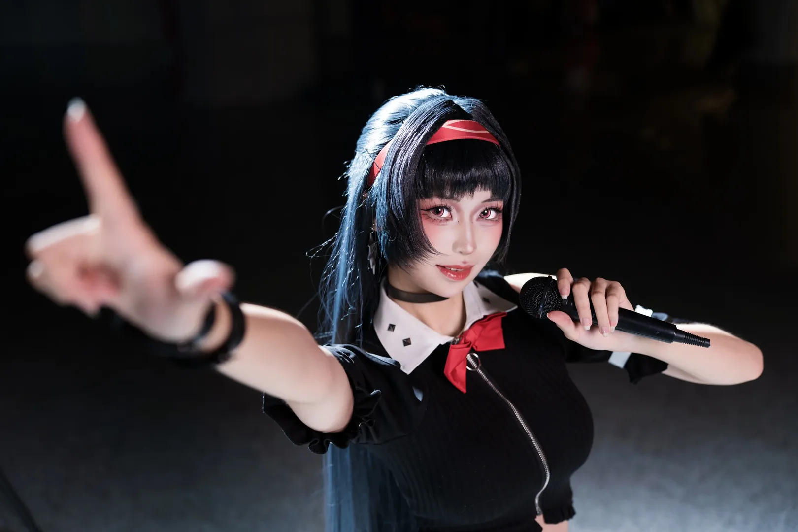 绝区零, 二次元cosplay, 黑丝穿搭, 耀嘉音cos, Cosplay场照 - 第3张