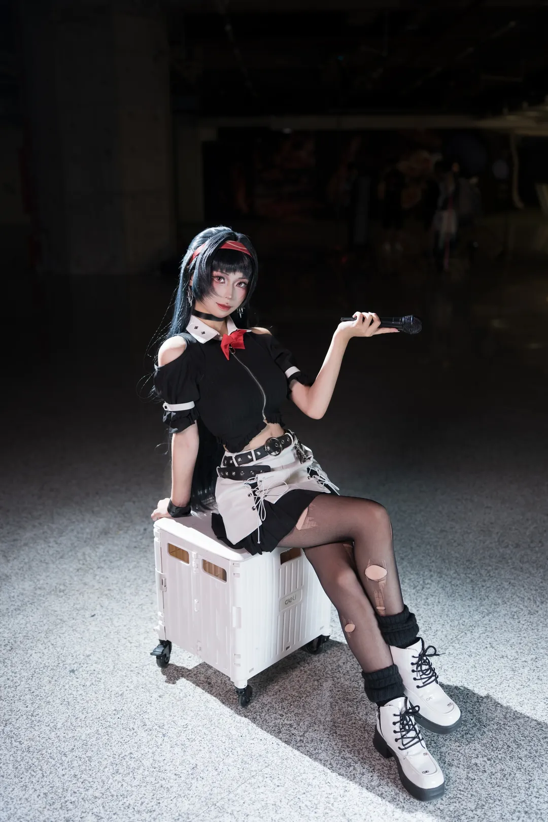 绝区零, 二次元cosplay, 黑丝穿搭, 耀嘉音cos, Cosplay场照 - 第6张