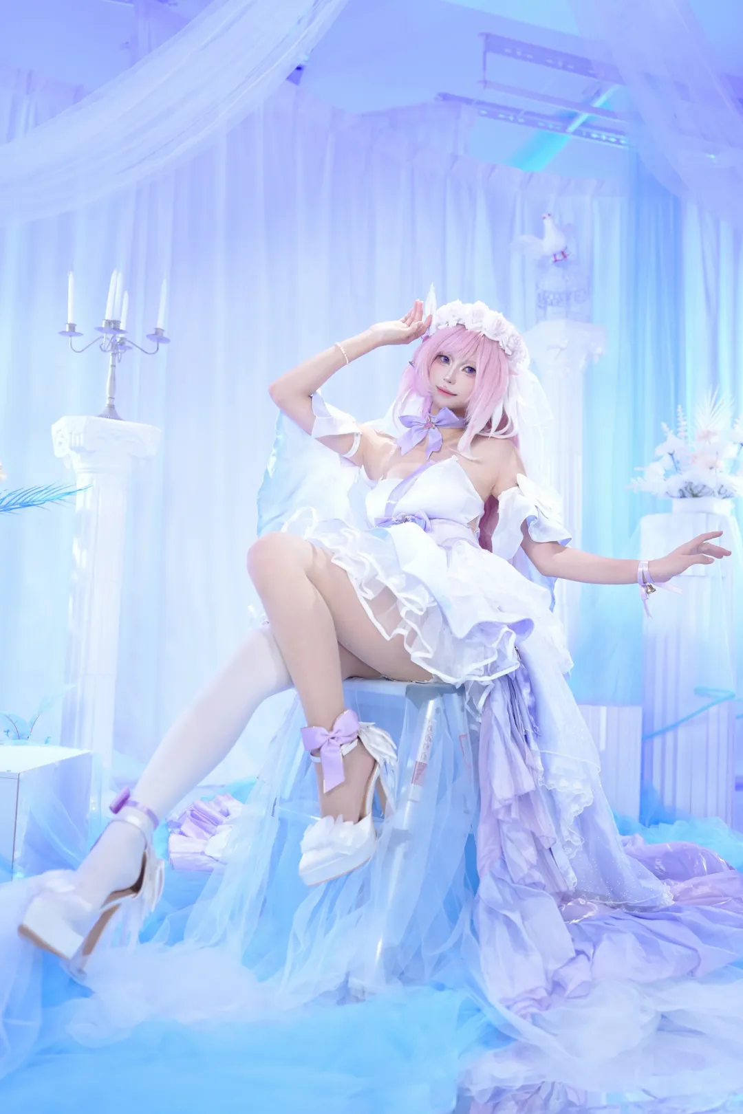エリシア コスプレ, 崩壊 3rd, コスプレ撮影, 二次元ファッション, 夢幻少女風撮影