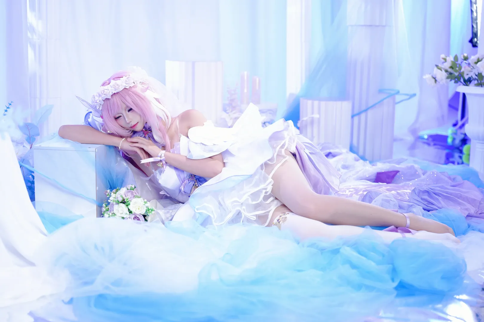 爱莉希雅cos, 崩坏3, 花间颂歌, 二次元, cosplay - 第2张