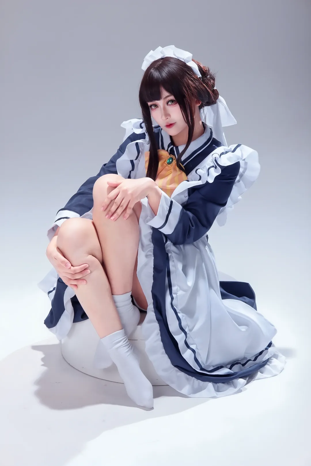 星光咖啡馆, 白棚摄影, 枣子姐cos, 女仆装动作参考, 手办感cosplay - 第8张
