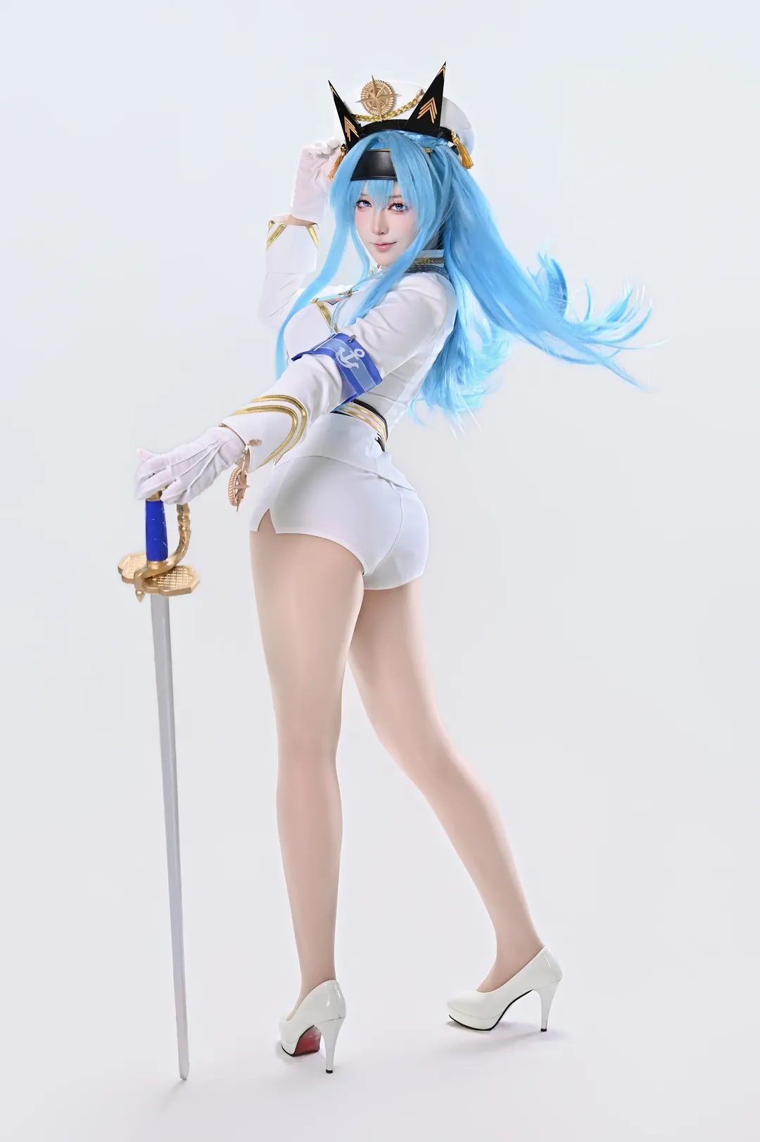 勝利の女神：NIKKE, コスプレ撮影, ヘルム コスプレ, 軍服, 二次元風のルックス - 1枚目