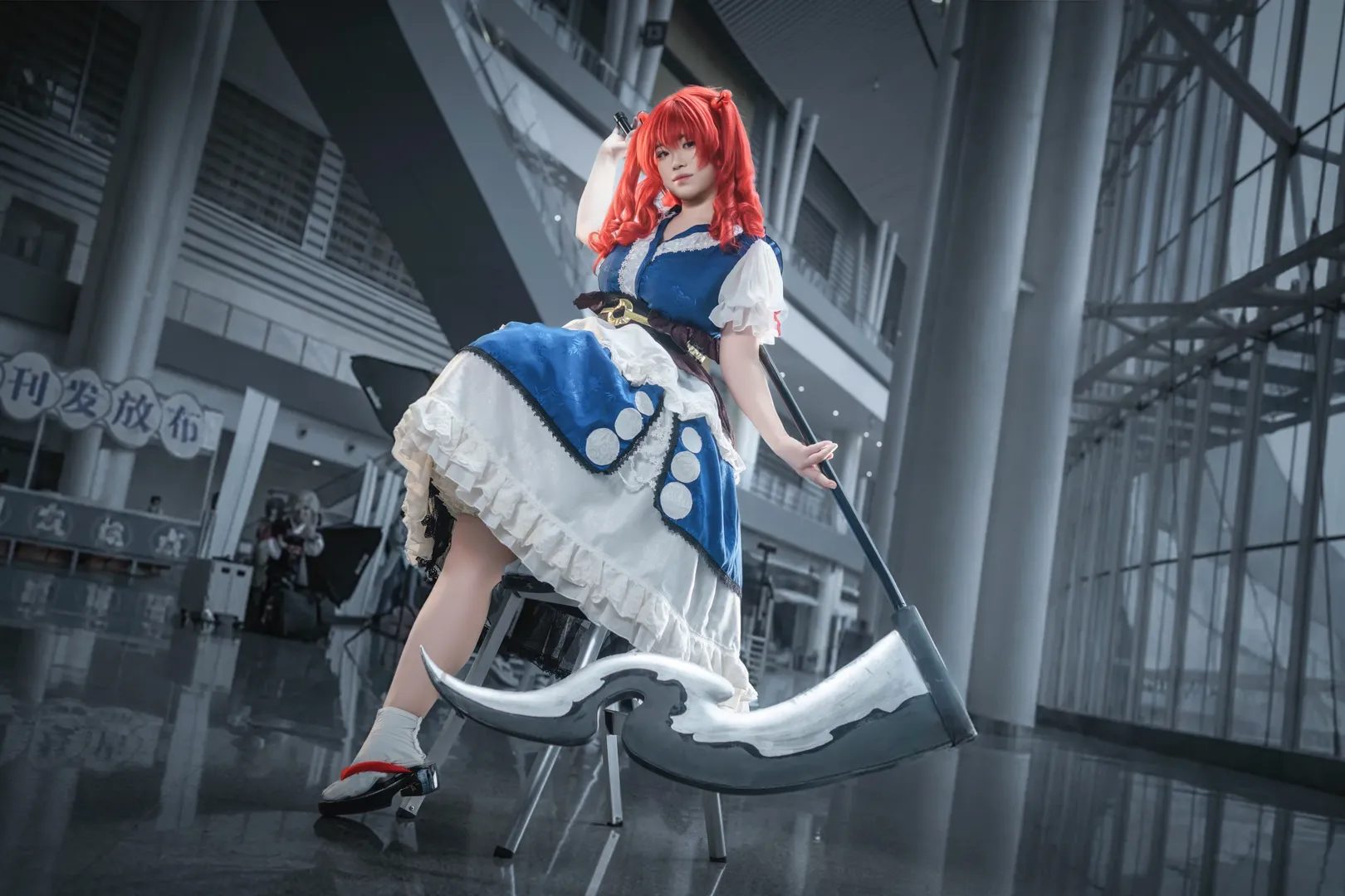 东方project, 漫展返图, 场照cosplay, 小野冢小町cos, 三途河少女 - 第3张