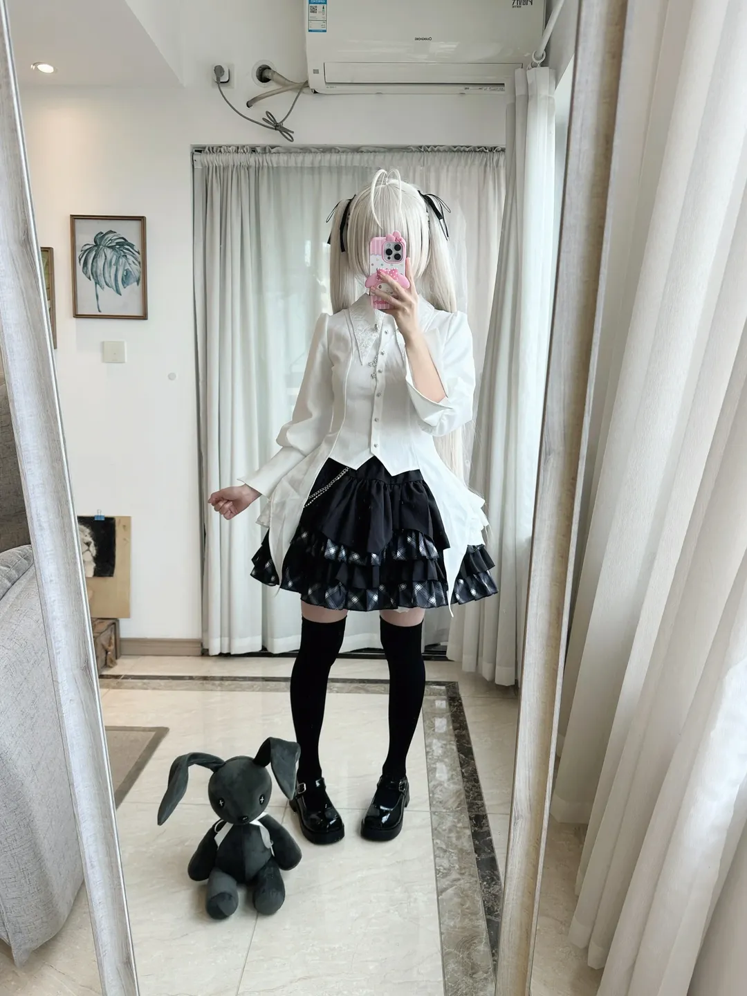 Kasugano Sora cosplay, Yosuga no Sora, Gothic style outfit, Cosplay sharing, Doll clothing making