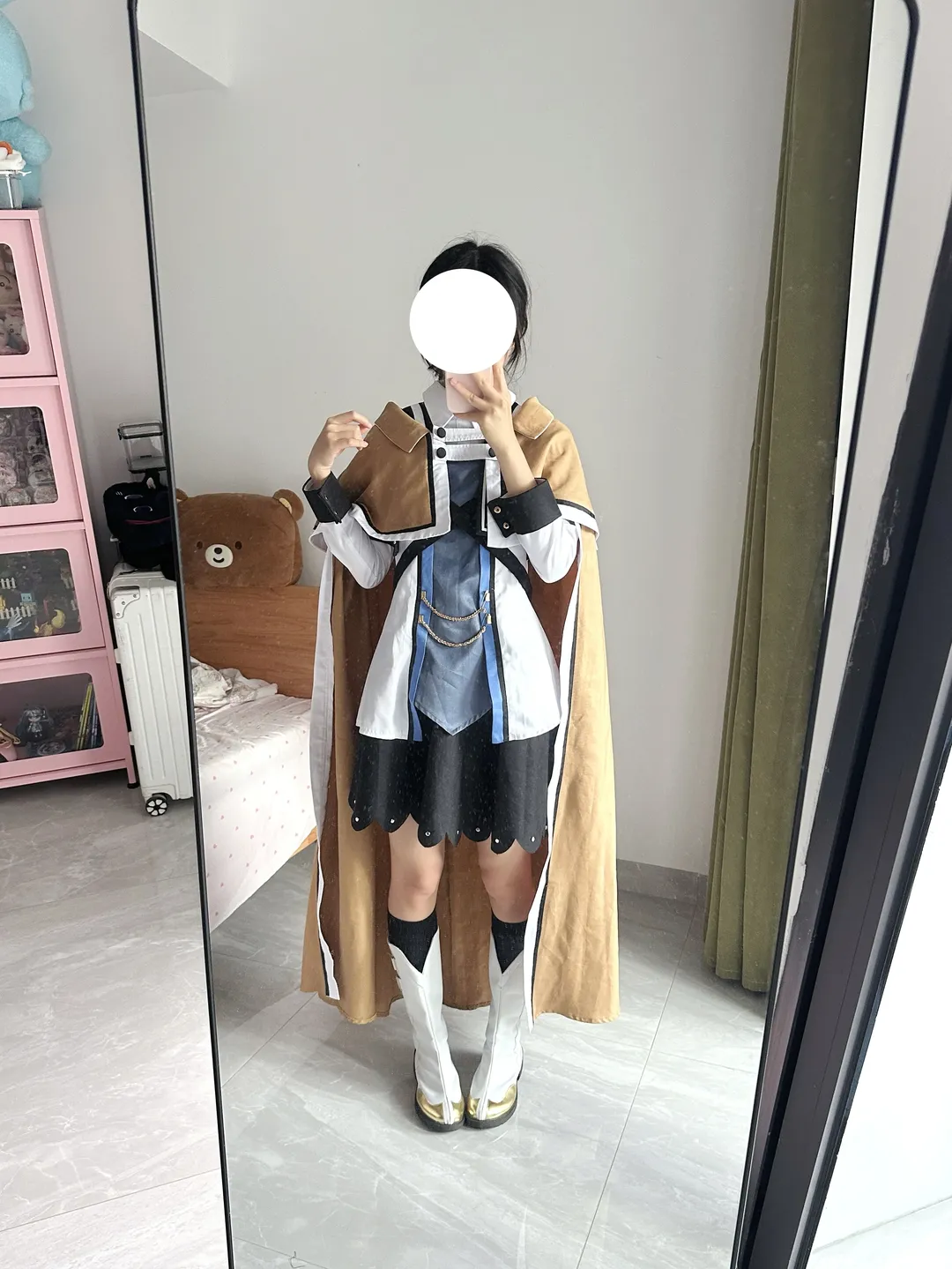 對鏡自拍, cosplay試衣, 洛琪希cos, 魔女風裝扮, c服實測 - 第2張