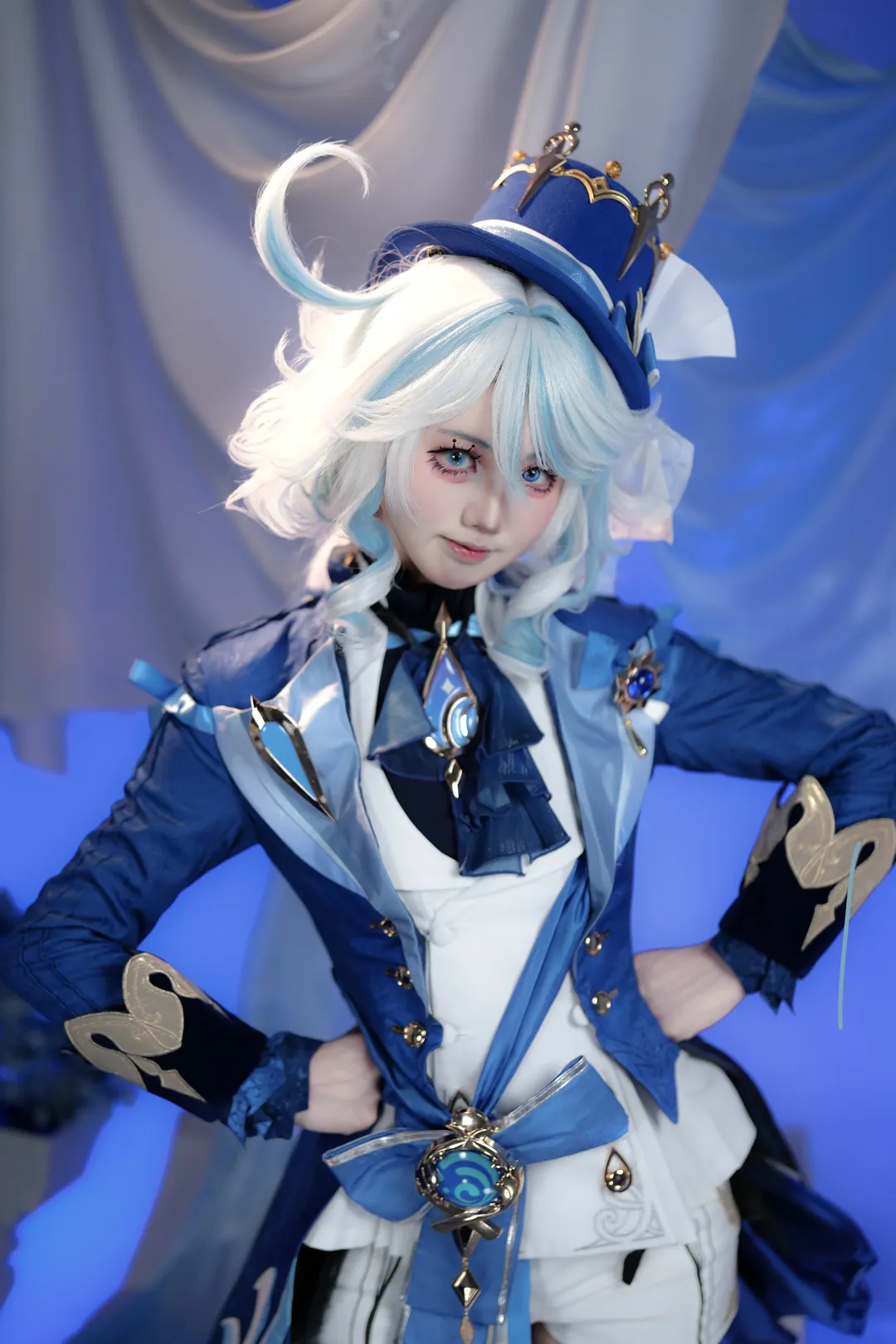 Genshin Impact, Anime-style photography, Cosplay outfit, Cosplay outfit sharing, Furina cosplay - Image 1